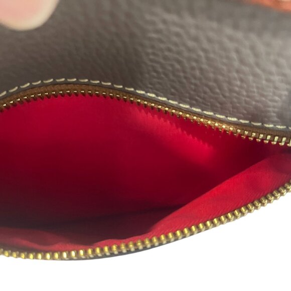 Dooney & Bourke Pebble Grain Elephant Gray and Brown Satchel Handbag 🐘 ❤️ - Picture 8 of 14